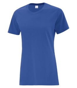 ATC1000L - Everyday Cotton Ladies Tee in Royal